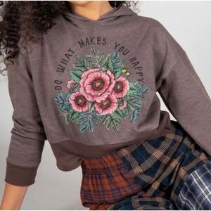 Natural‎ Life Do What Makes You Happy Graphic Hoodie Sweatshirt